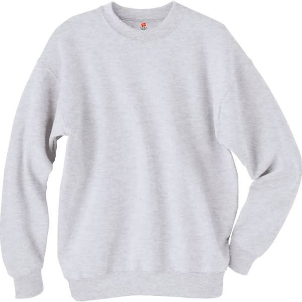 Hanes Men’s XL Crewneck Sweatshirt NWT Gray Classic Pullover Fleece
